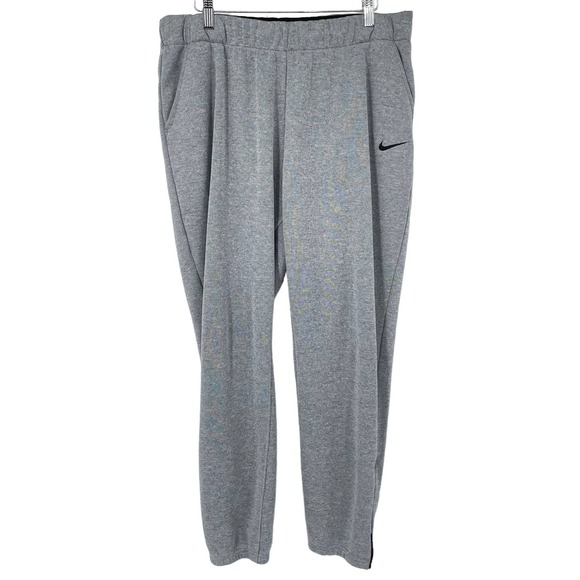 Nike Men's Dri-Fit Gray Sweatpants XL Athletic Joggers Gym Pants - Picture 1 of 12